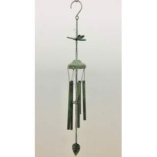 28”x4” Seafoam Dragonfly Wind chime