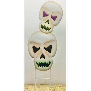 35”x11” Double Stack Skeleton on Two Poles